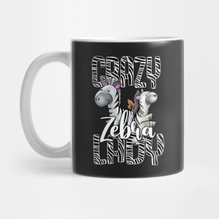 Crazy Zebra Lady Mug